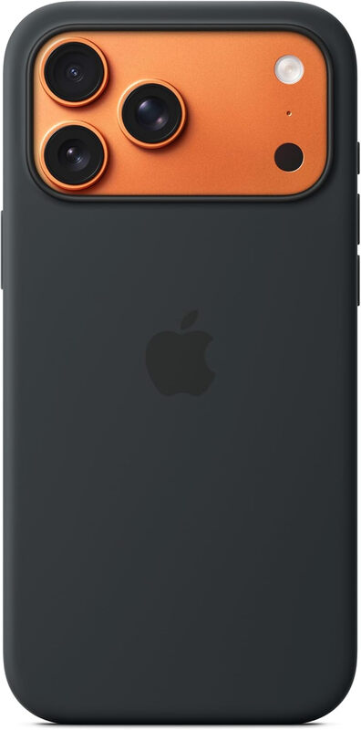 iPhone 17 Pro Silicone Case with MagSafe – Black