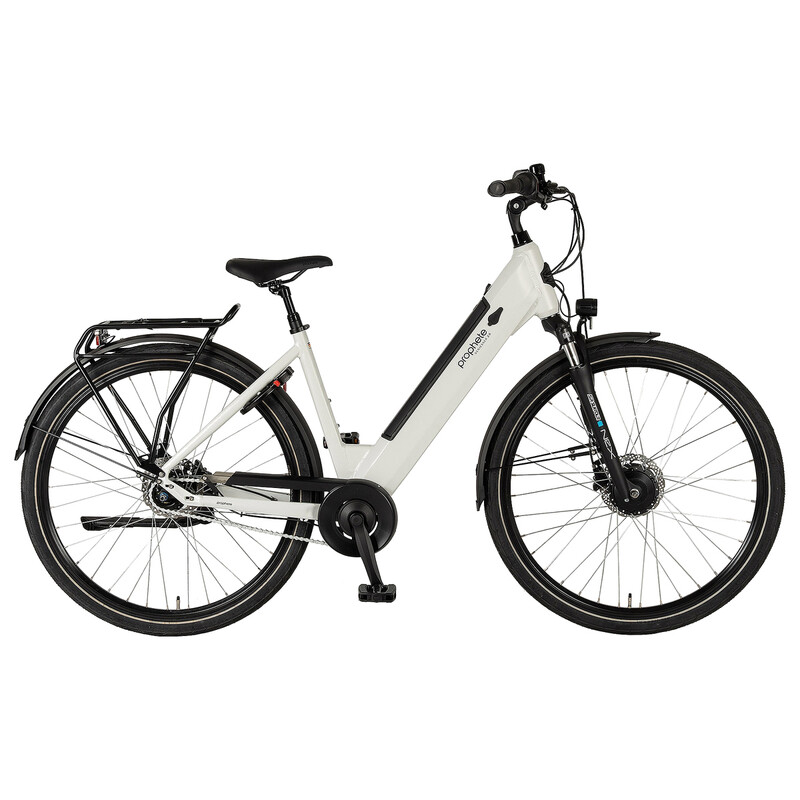 Prophete Geniesser 2.4 City E-Bike 28 Zoll RH46cm– 400 Wh Akku, Shimano Nexus 7-Gang, 250 W Frontmotor, Abnehmbarer Akku, Bis zu 100 km Reichweite