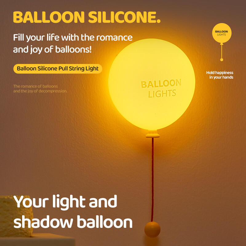 Siliconen ballonvormige lampen