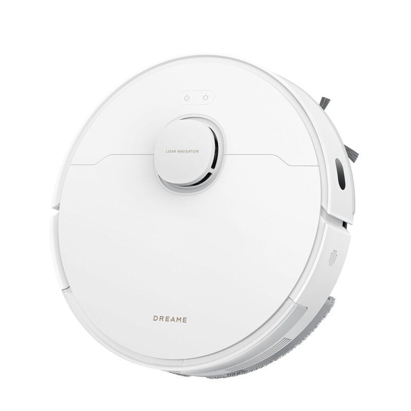 Dreame D20 Saug- Und Wischroboter-Kombi, Weiß, 13000 Pa Saugkraft/2-In-1 Saug- & Wischfunktion/Hyperstream Entwirrung Duobrush/0,7 L Staubbehälter/0,35 L Wassertank/32 Feuchtigkeitsstufen/Pathfinder-Navigation/Anpassbare Kartierung/App-Steuerung/Alexa/App