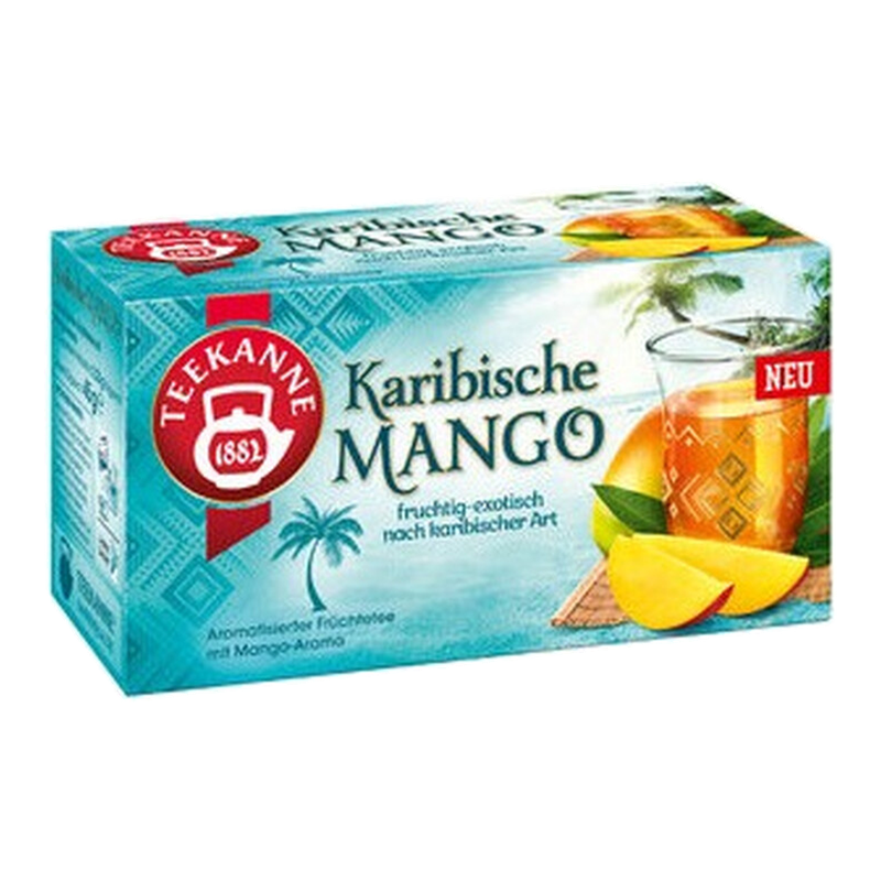 Teekanne Karibische Mango Früchtetee 20 × 2,5 g