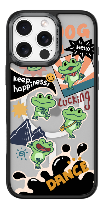 Cultural Series Magnetic Phone Case - iPhone16 Pro Max - Lucky Frog