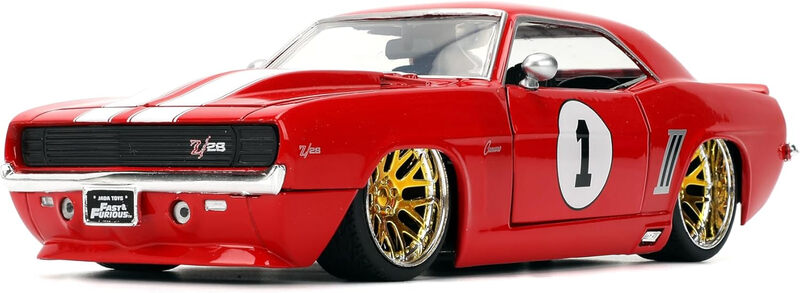 Jada Toys Fast & Furious 1969 Chevrolet Camaro 1, 24 Die Cast Vehicle