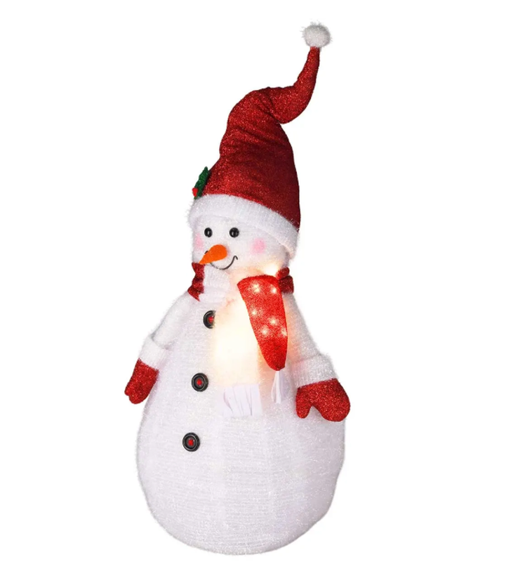 Schneemann Mit 10x Led 120cm