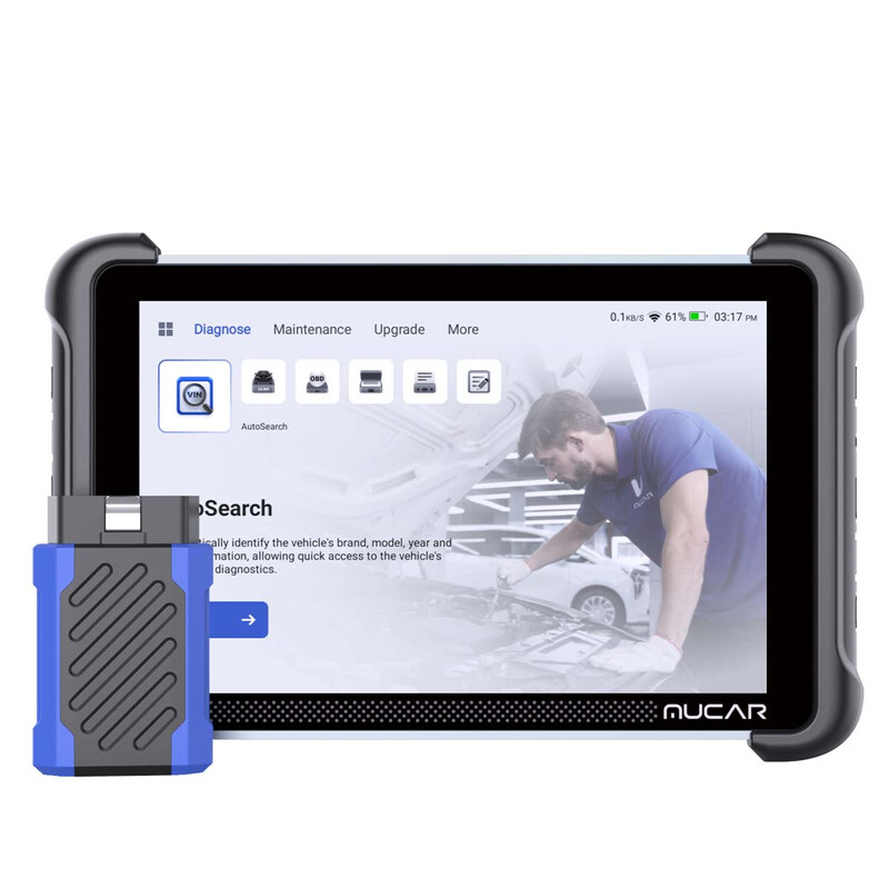 MUCAR 892BT Professionele OBD2-Diagnosetool met Lifetime Gratis Updates, ECU-Coding, Bidirectionele Tests, CAN-FD & DoIP, AI-Diagnose, 8" Touchscreen Tablet met Magnetische VCI – Compatibel met 100.000+ Modellen