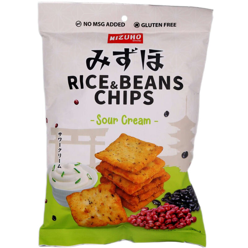 THAI-NICHI RICE & BEAN CHIP SOUR CREAM 90G