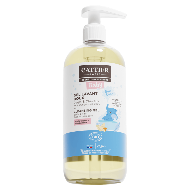 Cattier Gel Lavant Doux Bébé - 500Ml