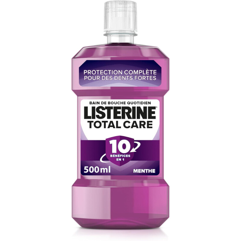 Bain De Bouche Total Care 10en1 Listerine Le Flacon De 500ml - vue 2
