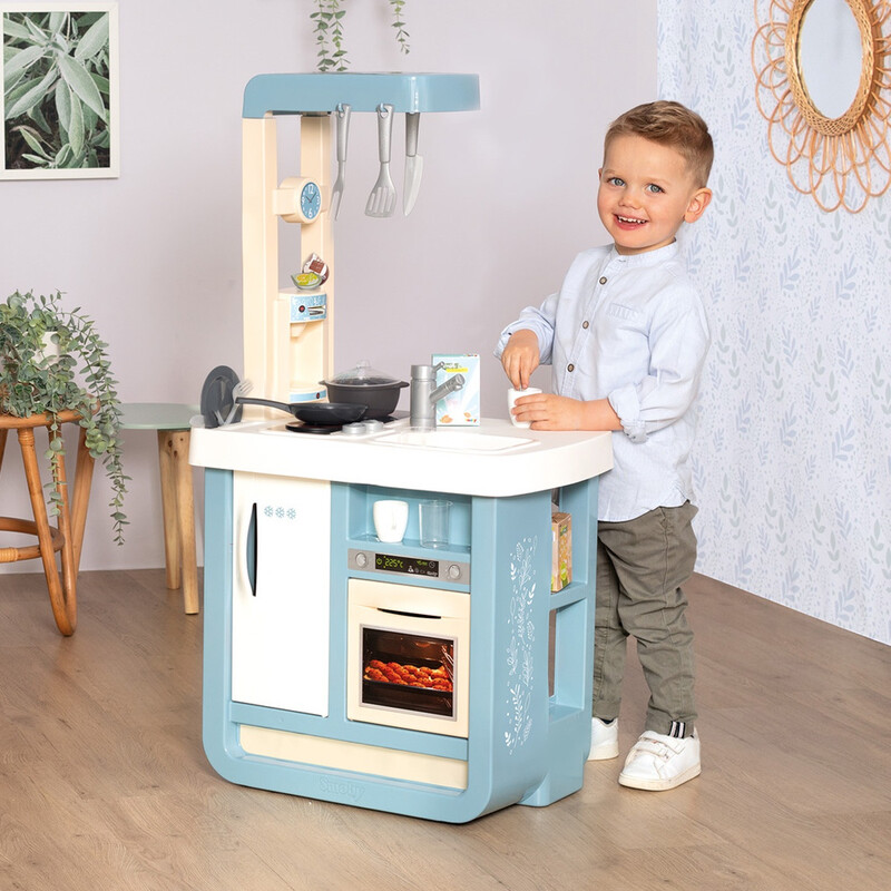 Bon Appétit Modern Pretend Play Kitchen with Sounds & 23 Accessories