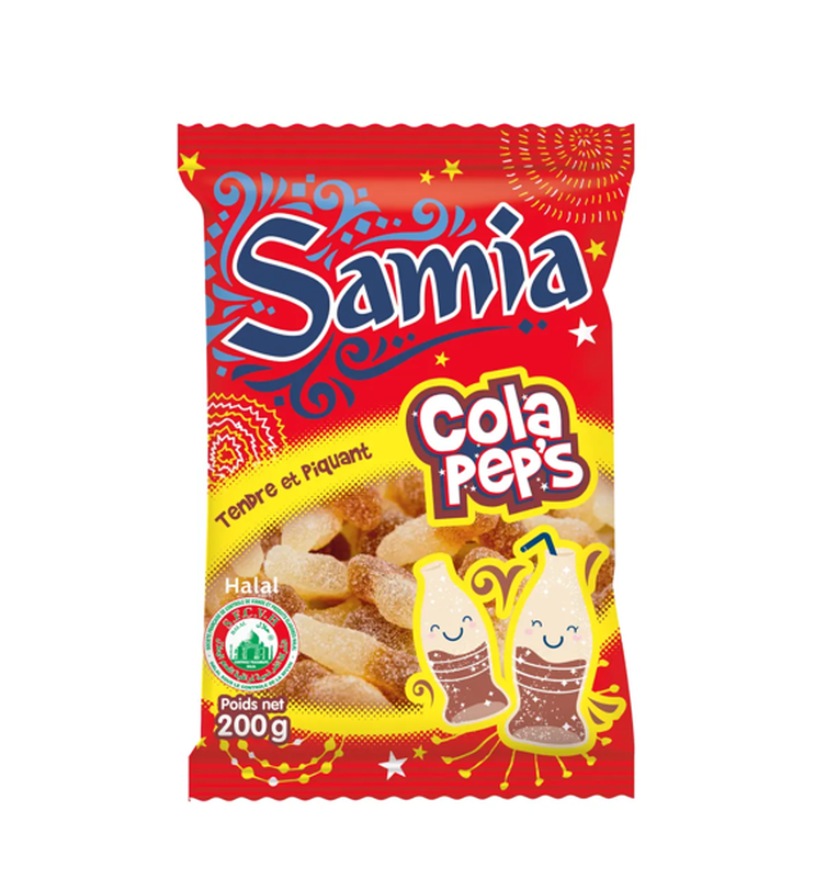 Bonbons Halal Bouteilles De Cola Samia Le Sachet De 200 G