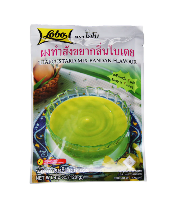 Thai Custard Mix Pandan Flavour 120g