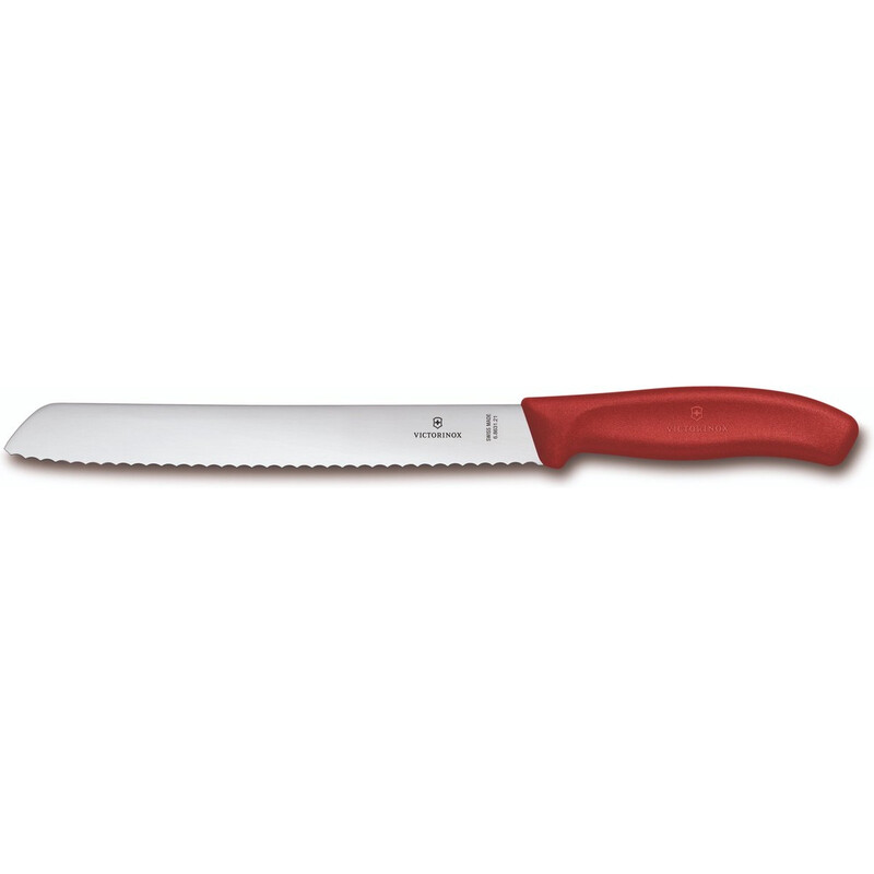 Victorinox Zwitserse Classic Serie Broodmes - Golfrand, 21 cm, Rood