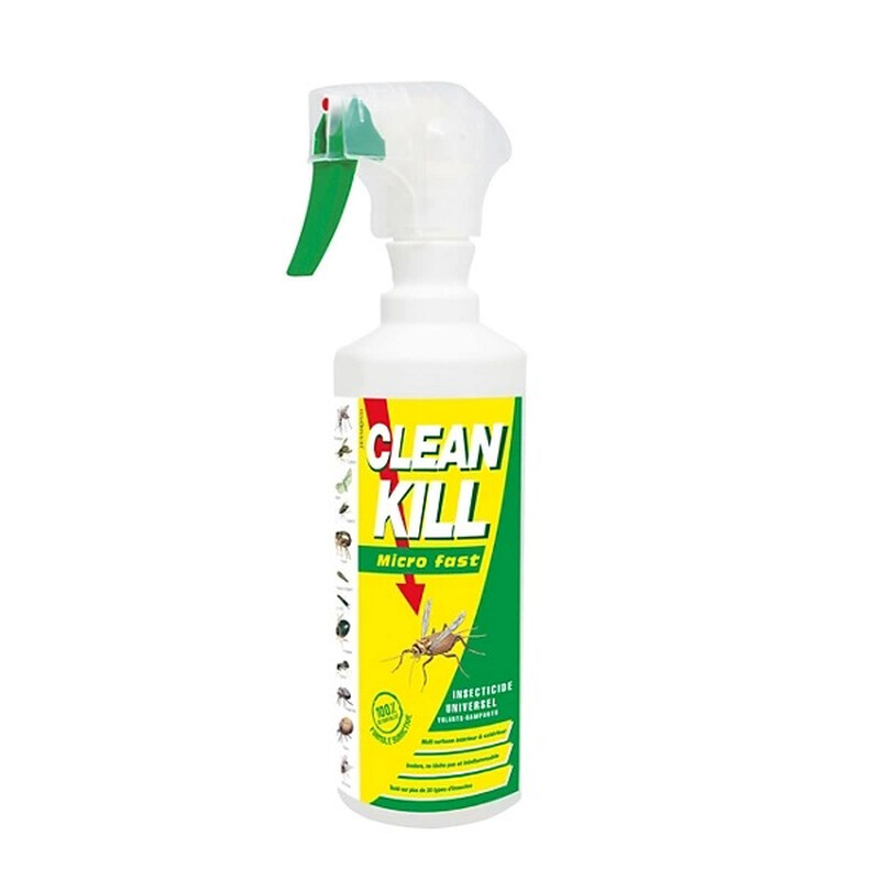 Spado Cleankill Spray Insecticide Universel Insectes Volants Et Rampants Sans Odeur 500 Ml