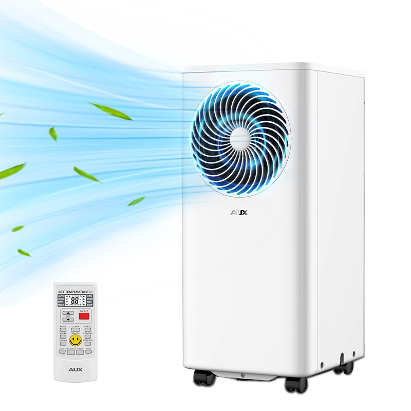 【Zomeruitverkoop】AUX 3-in-1 mobiele airconditioner 7000 BTU, Energieklasse A, Wi-Fi & afstandsbediening, 4 standen, Zelfverdamping, R290, Inclusief raamkit