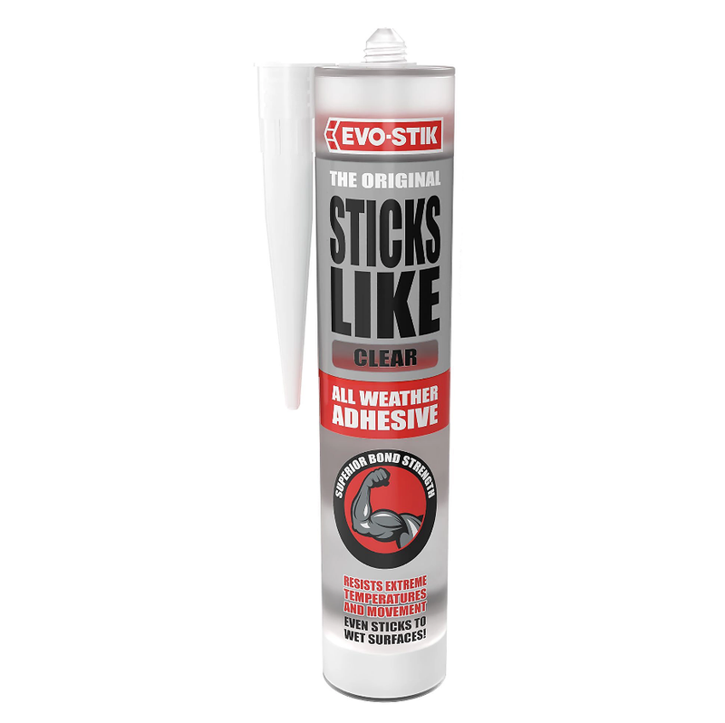 EVO-STIK Sticks Like All Weather Clear Adhesive - 290ml