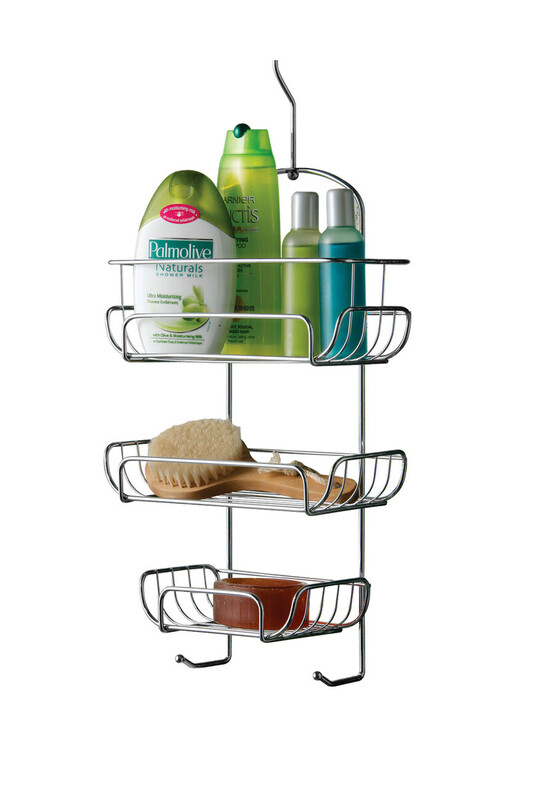 Three Tier Chrome Shower Caddy