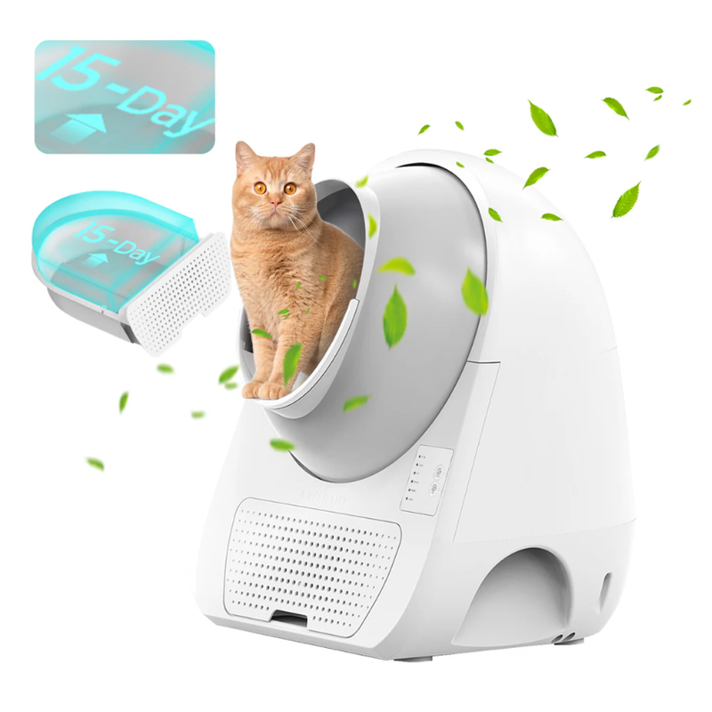 CATLINK Scooper Pro-X Youth Edition Smarte Katzentoilette mit Streuschaufelfunktion, 3 Modi, für Katzen von 1,5–10 kg