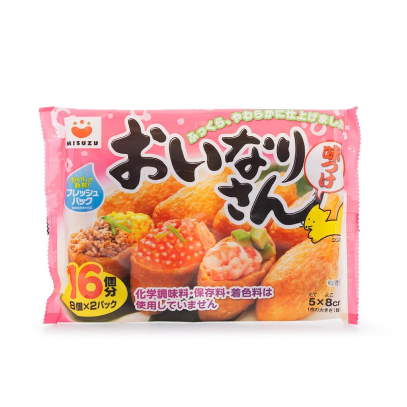 MISUZU Inari Seasoned Fried Tofu Wraps (Halal)-16 pieces