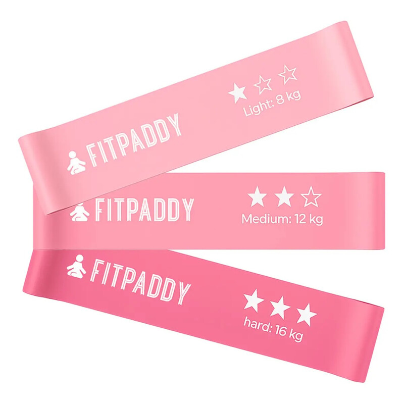 Fitpaddy Unisex Rose Bandes Élastique (X3) - Image 2