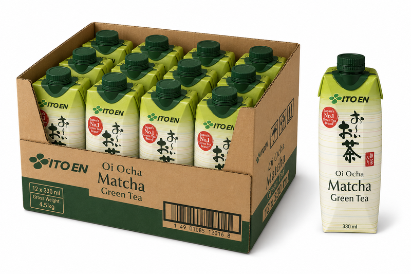 Ito En Oi Ocha Matcha Groene Thee 12 × 330 ml