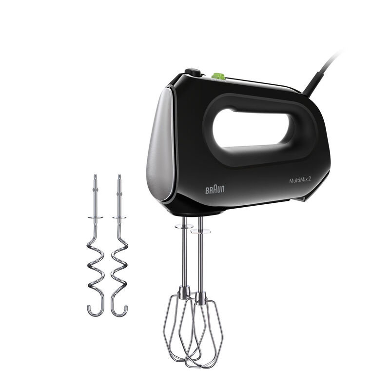 Batteur à main Braun HM 2110 BK 4 vitesses Turbo Crochet à pétrir - vue 4