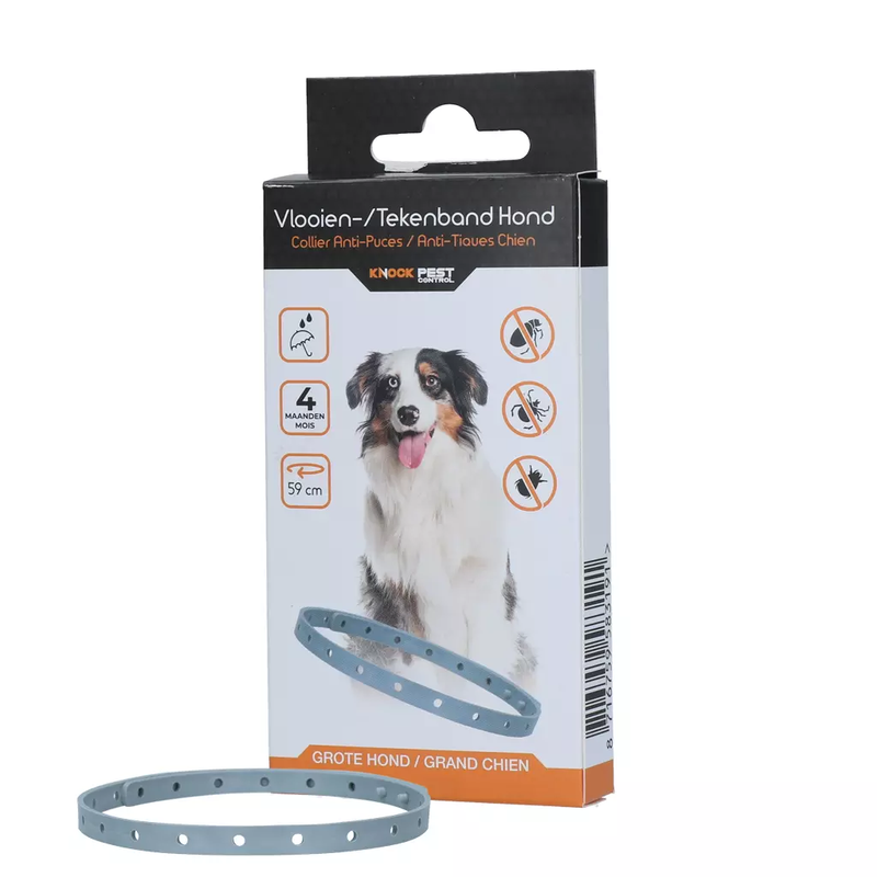 Knock Pest Anti-puces et tiques pour chien 59 cm
