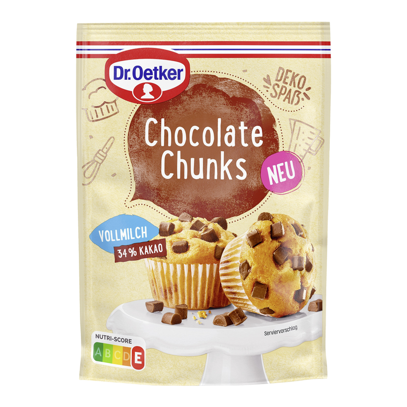 Oetker Chocolate Chunks Vollmilch
