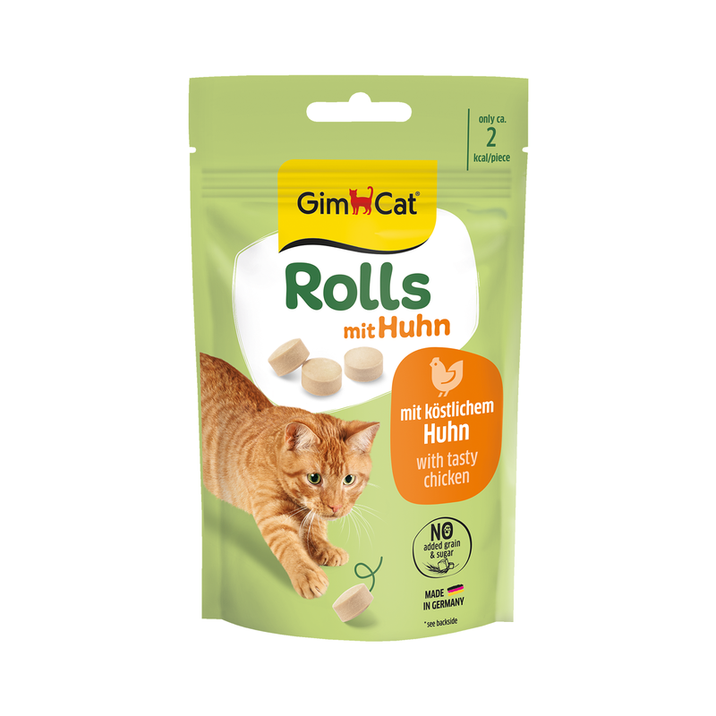 GimCat Rolls mit Huhn mit hochwertigen Zutaten 1 x 40 g