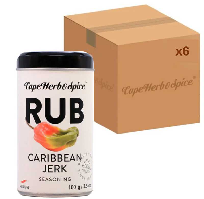 Cape Herb & Spice Caribbean Jerk rub 100 g x 6