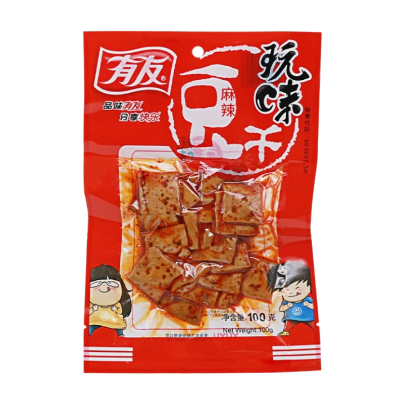 Youyou Mala gedroogde tofu 100 g