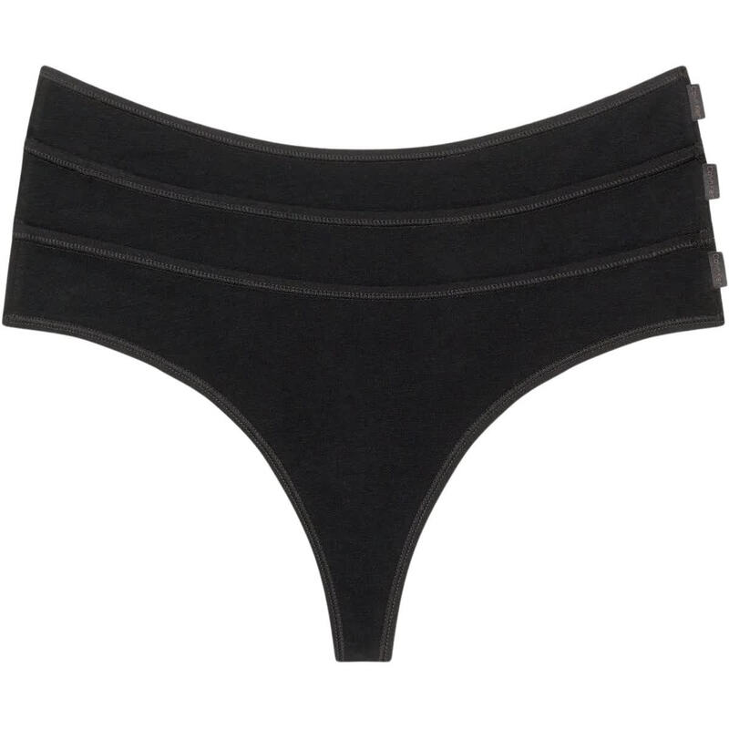 Calvin Klein Unterwäsche 3er-Pack String - Schwarz