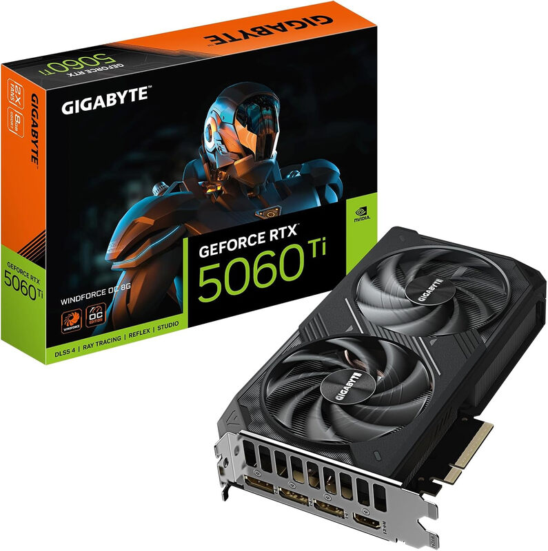 GeForce RTX 5060 Ti WINDFORCE OC 8G Graphics Card