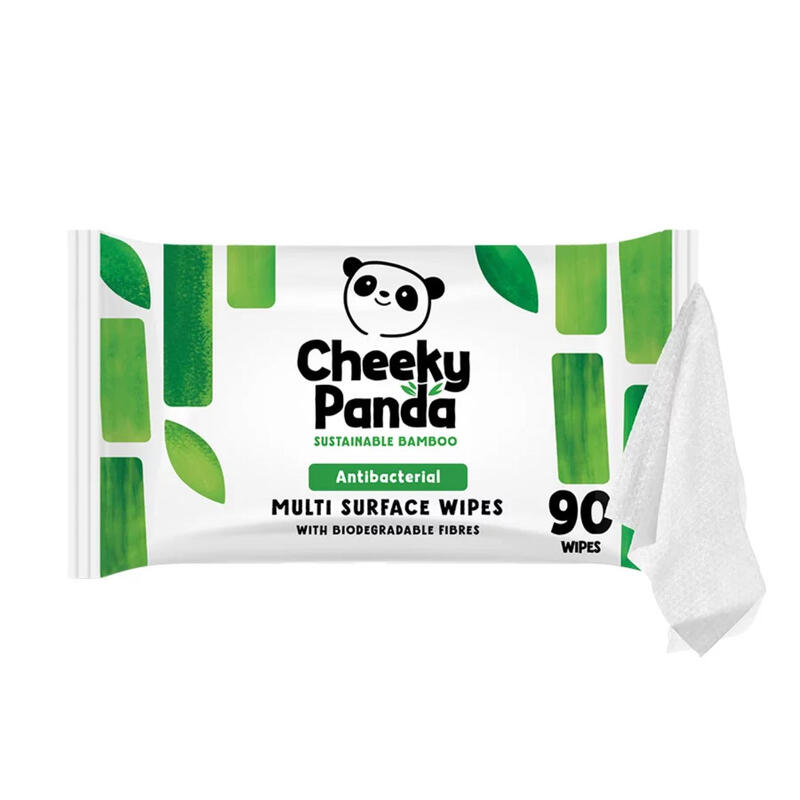100% Bamboo Antibacterial Multi Surface Wipes 90 Wipes