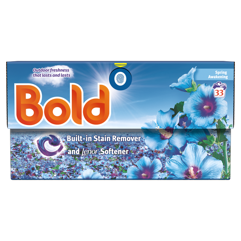 Bold Pods Washing Liquid Capsules 33 Washes, Spring Awakening
