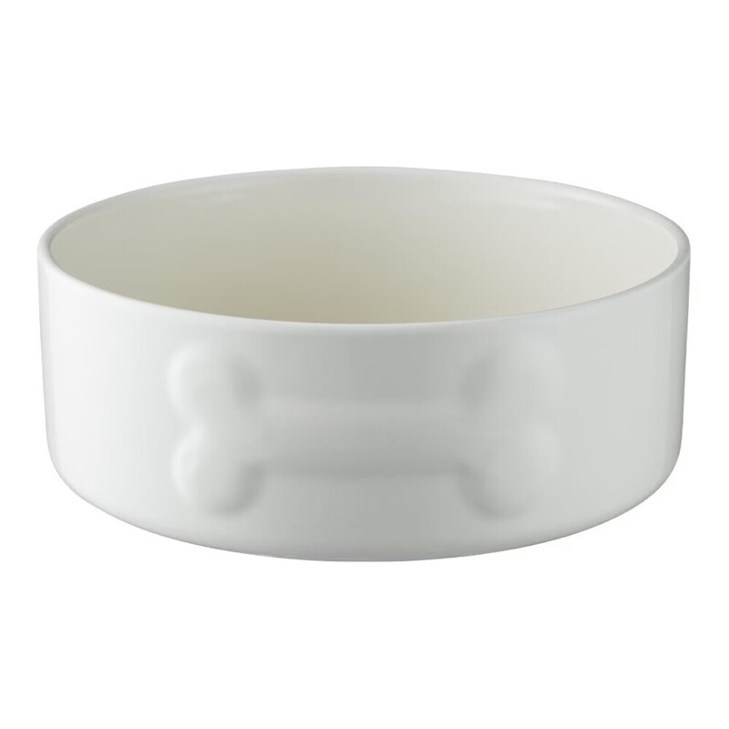 Colour Mix Cream Dog Bowl 20cm