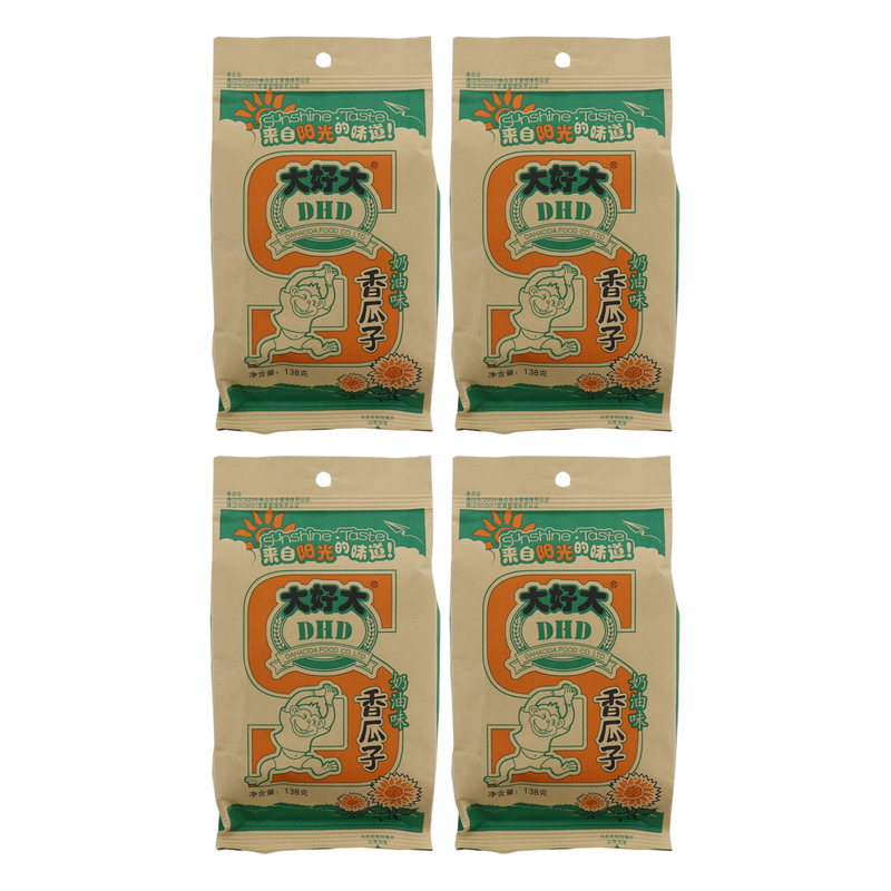 Dahaoda Zonnebloempitten met roomsmaak 138 g * 4