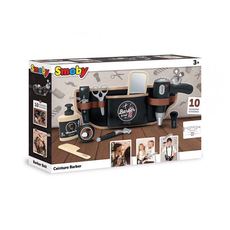 Ceinture Smoby Barber & Cut 7600320152 – Jouet d'Imitation avec 10 Accessoires - vue 10