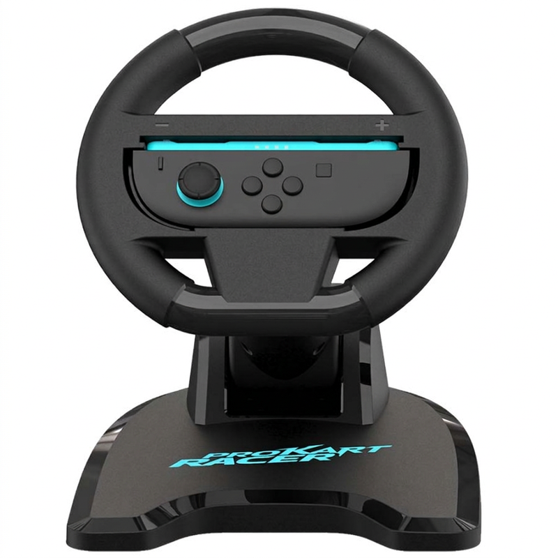 Subsonic Lot de 2 volants de course pliable pour Joy Con Nintendo Switch et Switch 2 stand et support ventouses - vue 6