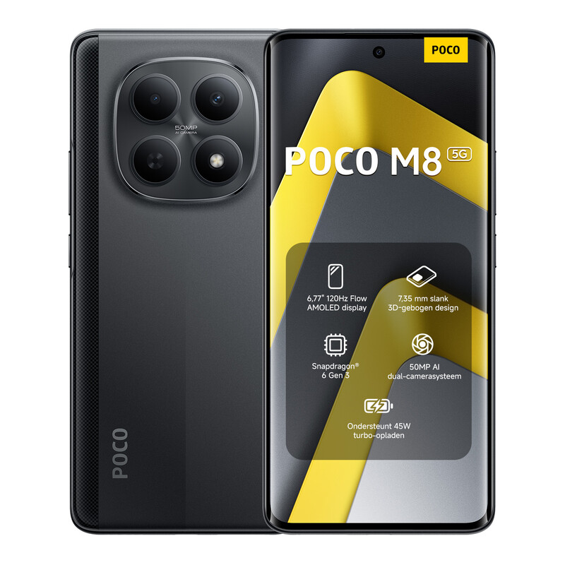 Xiaomi POCO M8 5G - 8GB - 256GB - Zwart