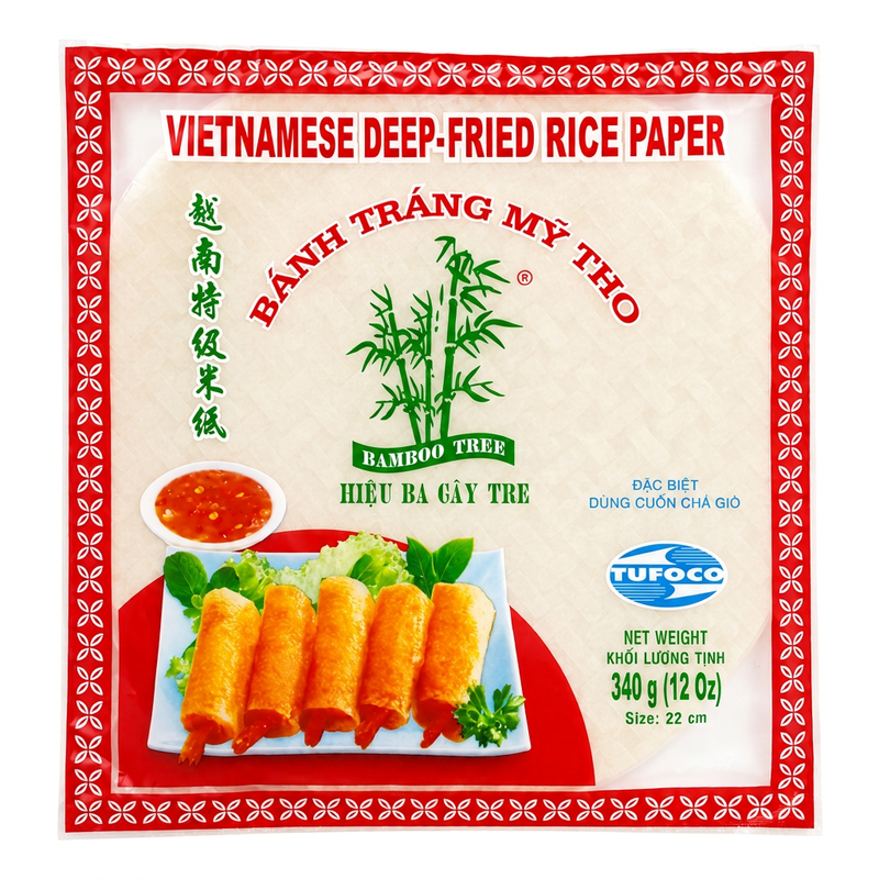 Bamboo Tree Golden Fried Rice Paper 22Cm A 340 G