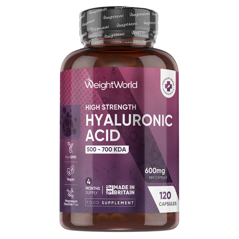 WeightWorld Hyaluronsäure 600 mg 120 Kapseln