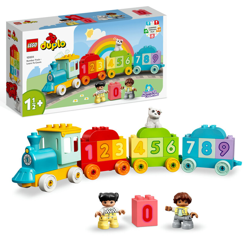 LEGO DUPLO Mon Premier Train des Chiffres - Apprendre à Compter Lot de 23