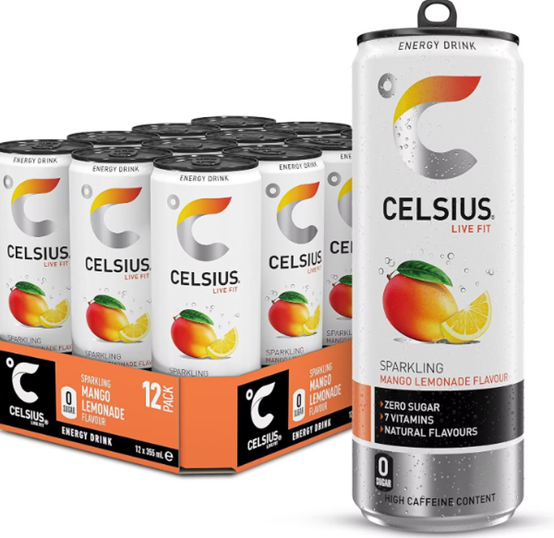 CELSIUS Mango Lemonade 12x355ml