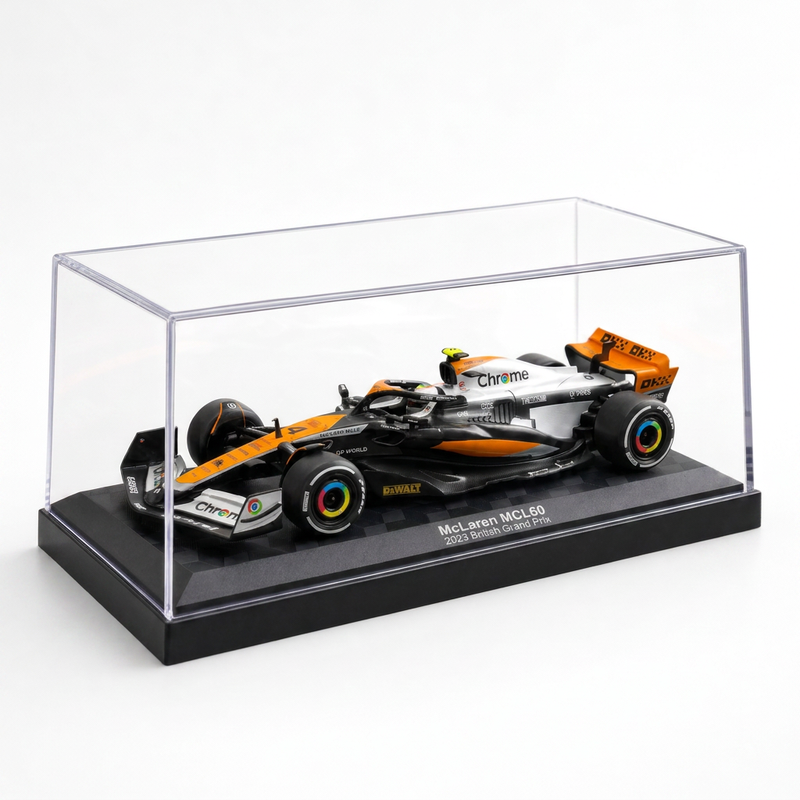 CCA 1:43 McLaren F1 #4 Driver Edition Diecast Modelauto, Metalen Verzamelobject met Acrylhoes, Verfijnde Details voor Cadeaugeven