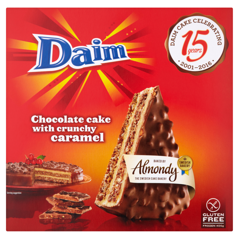 Daim Schokoladenkuchen mit Knusprigem Karamell 400g