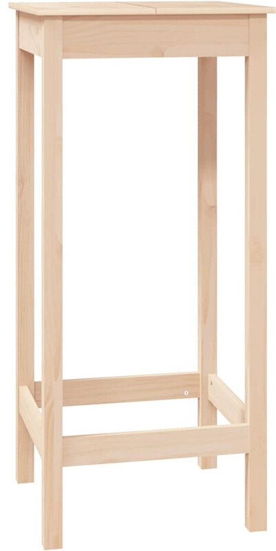 vidaXL Bartafel 50x50x110 cm massief grenenhout