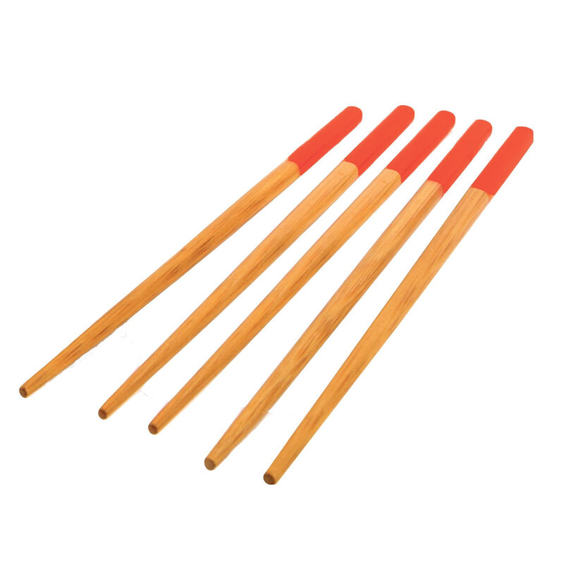 School of Wok set van 5 paar bamboe eetstokjes