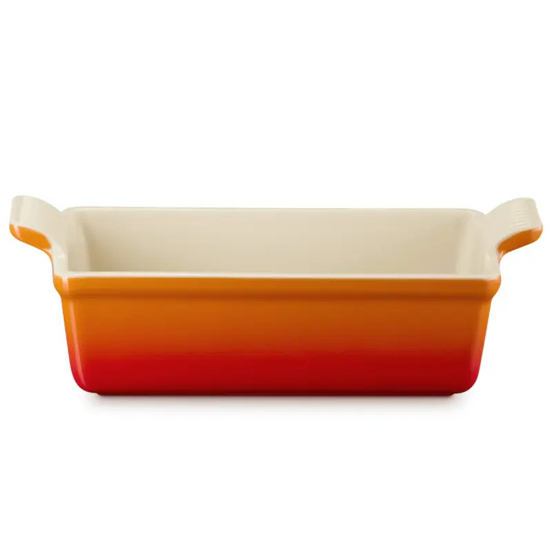 Le Creuset Backform 23 cm Ofenrot