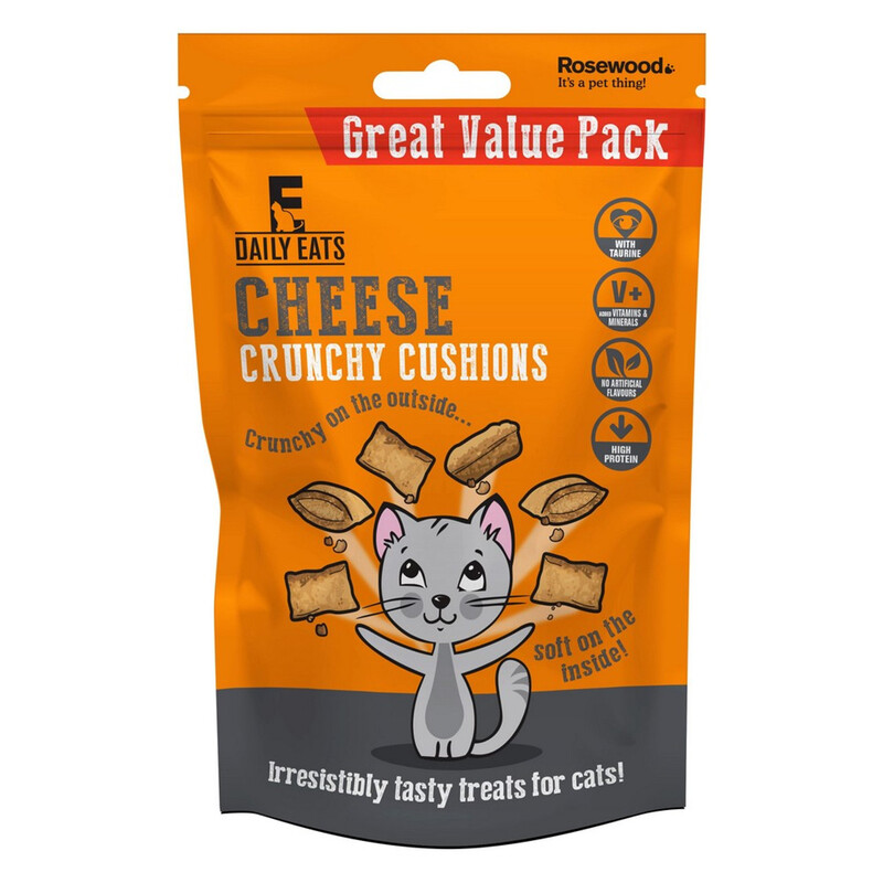 Cheese Crunchy Cushions Cat Treats Extra Large Value Pack 200g