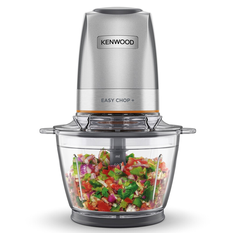 Kenwood Easy Chop+, Hakmolen met Glazen Kom, CHP62.400SI, Silver
